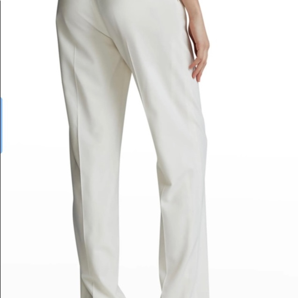 Ralph Lerann white linen pants